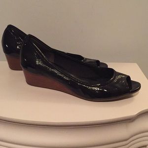 Cole Haan black wedges